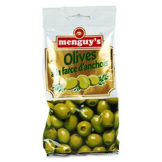 MENGUY'S Olives vertes à la farce d'anchois 150g