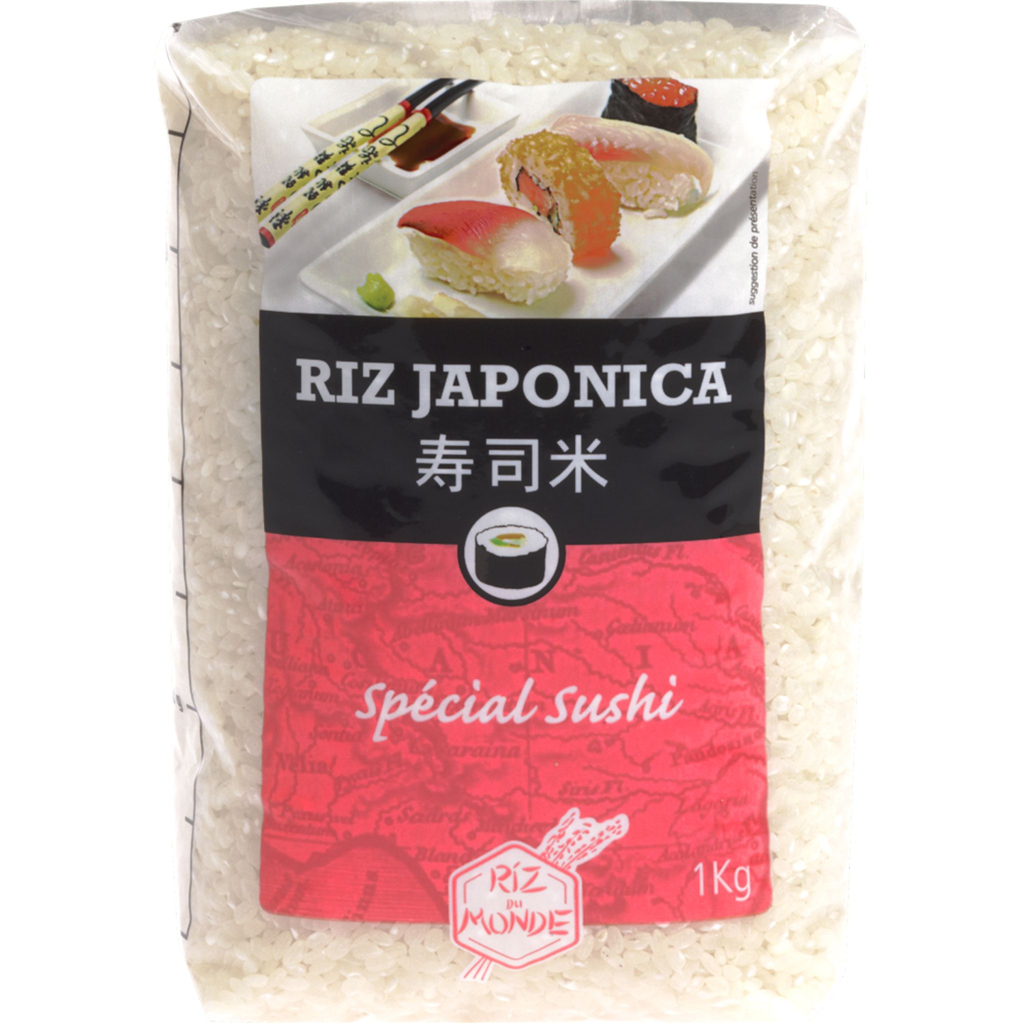 RIZ DU MONDE Riz japonica spécial sushi 1kg pas cher 