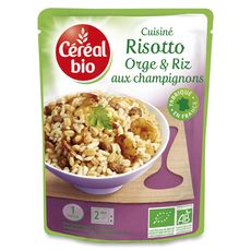 CEREAL BIO Céréal Bio risotto orge riz soja aux champignons 200g