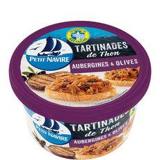 PETIT NAVIRE Petit Navire Tartinade de thon aubergines et olives 125g 125g