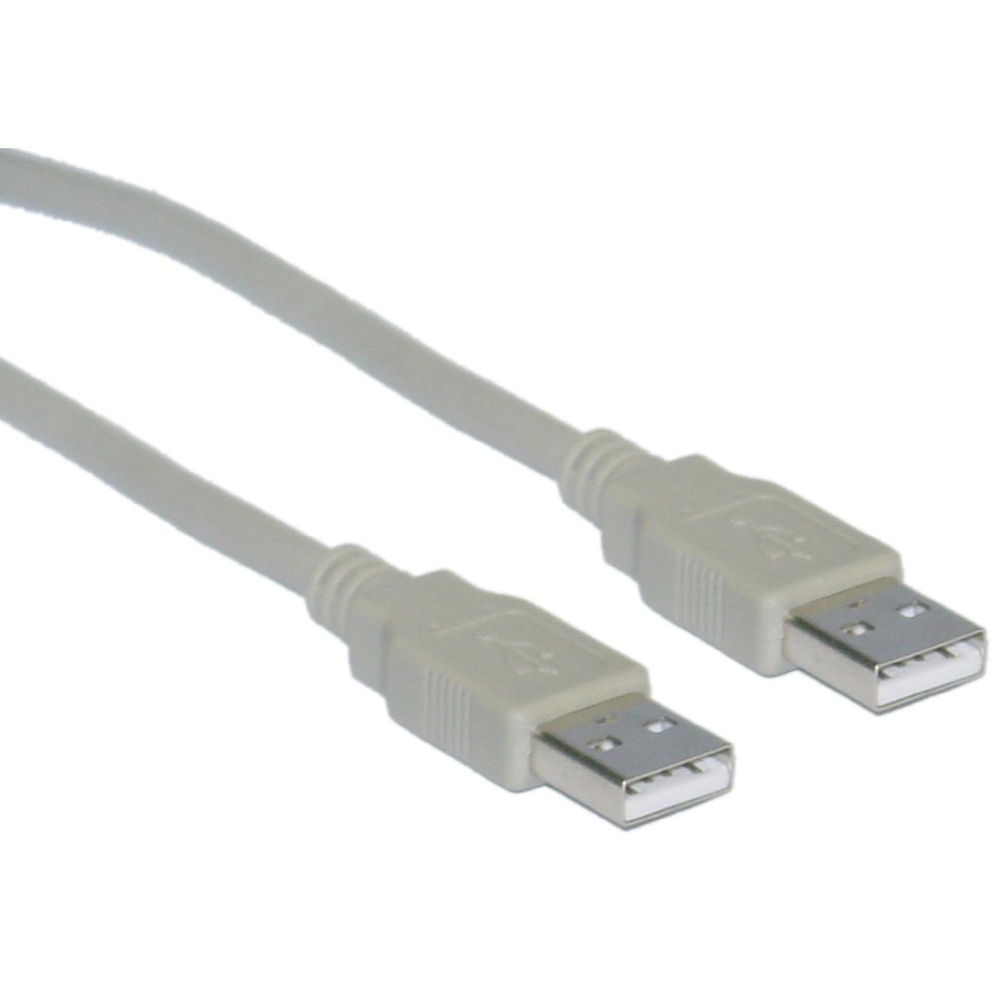 QILIVE Connectique Câble USB A Mâle / A Mâle Gris pas cher 