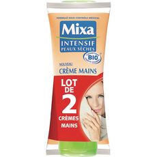 MIXA BIO Crème mains peaux sèches 2x100ml