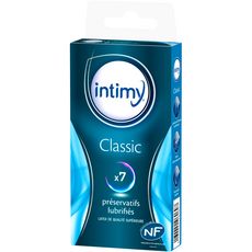 INTIMY Préservatifs classiques lubrifiés 7 préservatifs