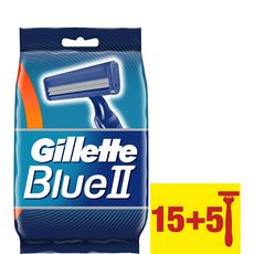 GILLETTE Blue 2 rasoirs jetables 2 lames 20 rasoirs