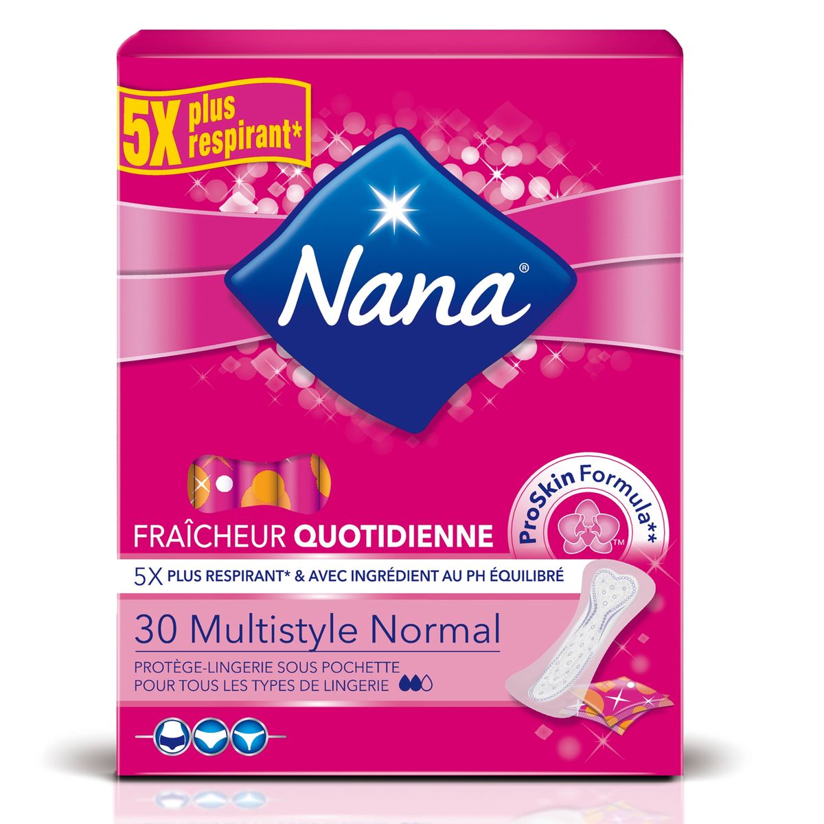 NANA Nana protège lingerie fraîcheur quotidienne multistyle x30