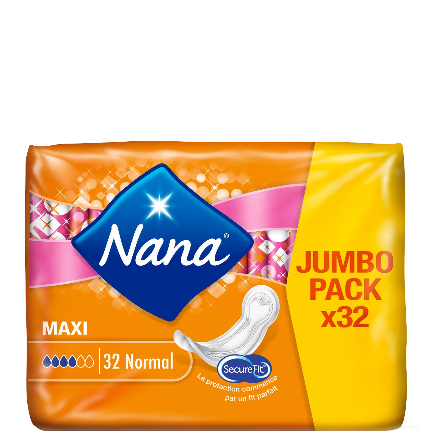 Nana protege lingerie normal plat x68 jumbo pack - Tous les