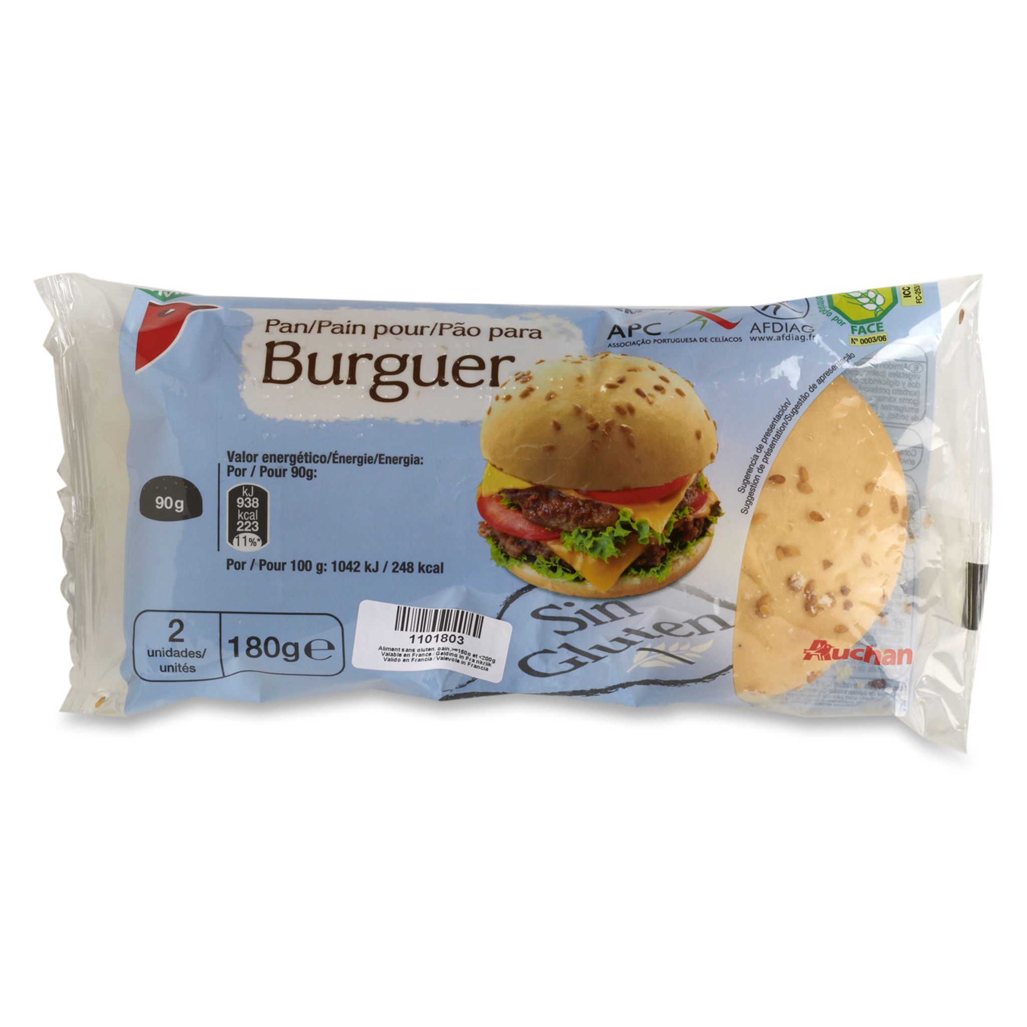 Pains burger sans gluten - Wiso