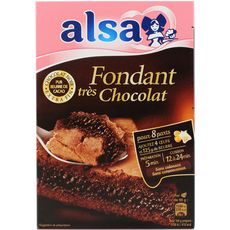 Alsa Alsa Preparation Gateau Fondant Tres Chocolat 360g Pas Cher A Prix Auchan