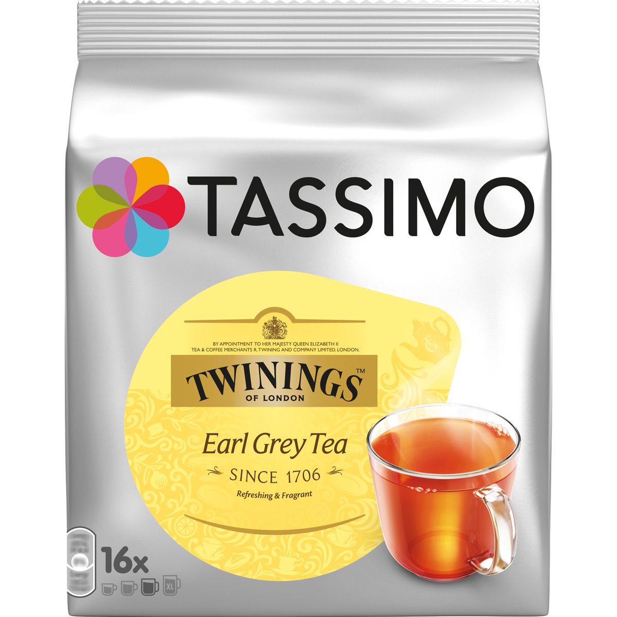 Thé dosette Twinings Earl Grey, Tassimo (x 16)  La Belle Vie : Courses en  Ligne - Livraison à Domicile