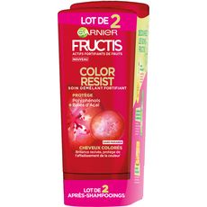 FRUCTIS Fructis Color Resist soin démêlant fortifiant cheveux colorés 2x200ml 2x200ml