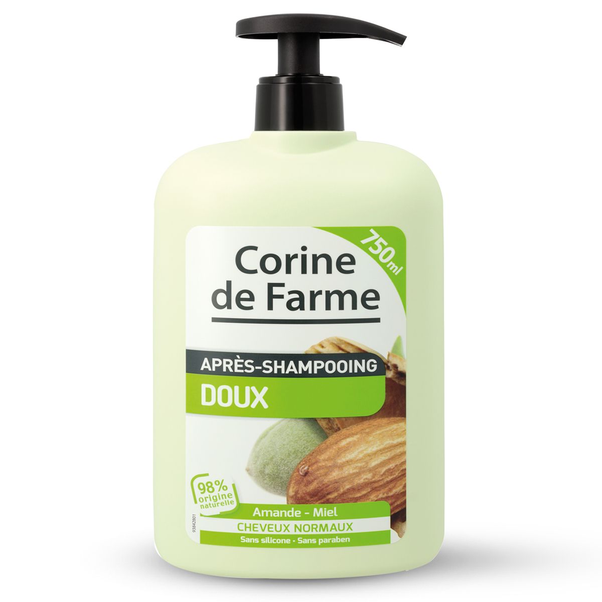 CORINE DE FARME Corine de Farme baume démêlant amande et miel 750ml pas  cher 