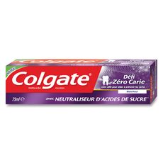 COLGATE Colgate dentifrice défi zéro carie blancheur 75ml
