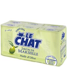 Le Chat Le Chat Savon A L Huile D Olive 6x100g 6x100g Pas Cher A Prix Auchan