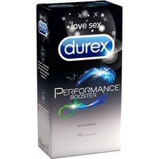 DUREX Performance Booster gel lubrifiant à l'aloé vera 10 préservatifs