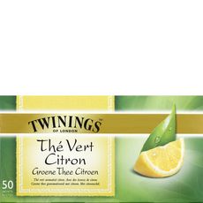 TWININGS Thé vert citron intense  50 sachets 100g