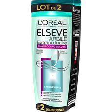 L'OREAL ELSEVE L'Oréal Elsève shampooing argile extraordinaire 2x250ml