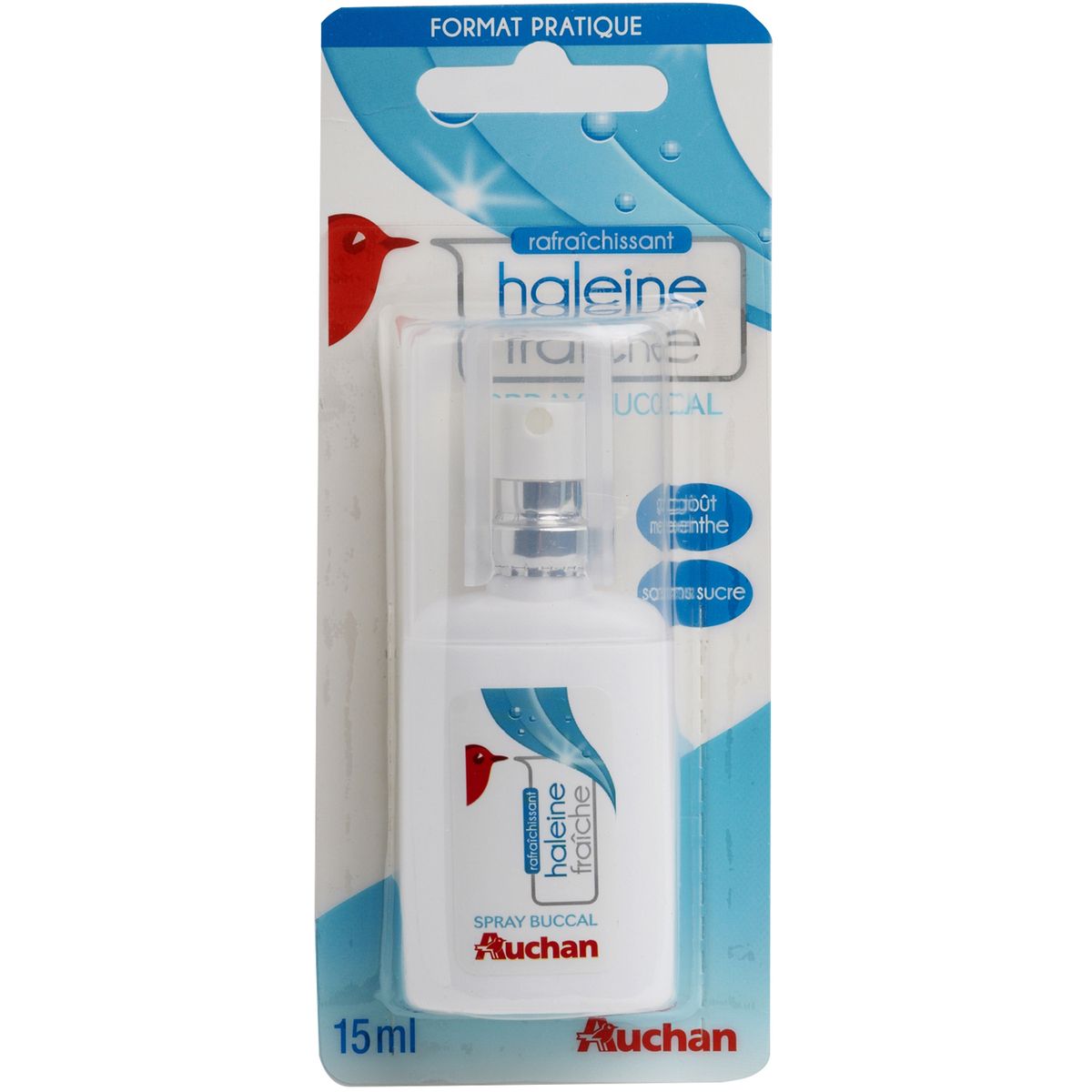 AUCHAN Auchan spray haleine fraîche 15ml pas cher 