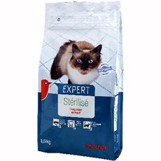 Auchan Auchan Expert Croquette Au Boeuf Pour Chat Sterilise 1 5kg 1 5kg Pas Cher A Prix Auchan