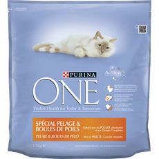 Purina Croquettes Au Poulet Pelage Boules De Poils Pour Chat 1 5kg Pas Cher A Prix Auchan