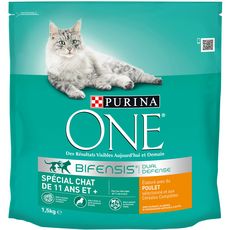 Purina One Bifensis Croquettes Au Poulet Pour Chat Senior 1 5kg Pas Cher A Prix Auchan