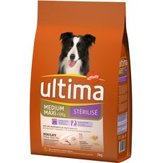 Ultima Croquettes Poulet Orge Cereales Pour Chien Sterilise 2kg Pas Cher A Prix Auchan