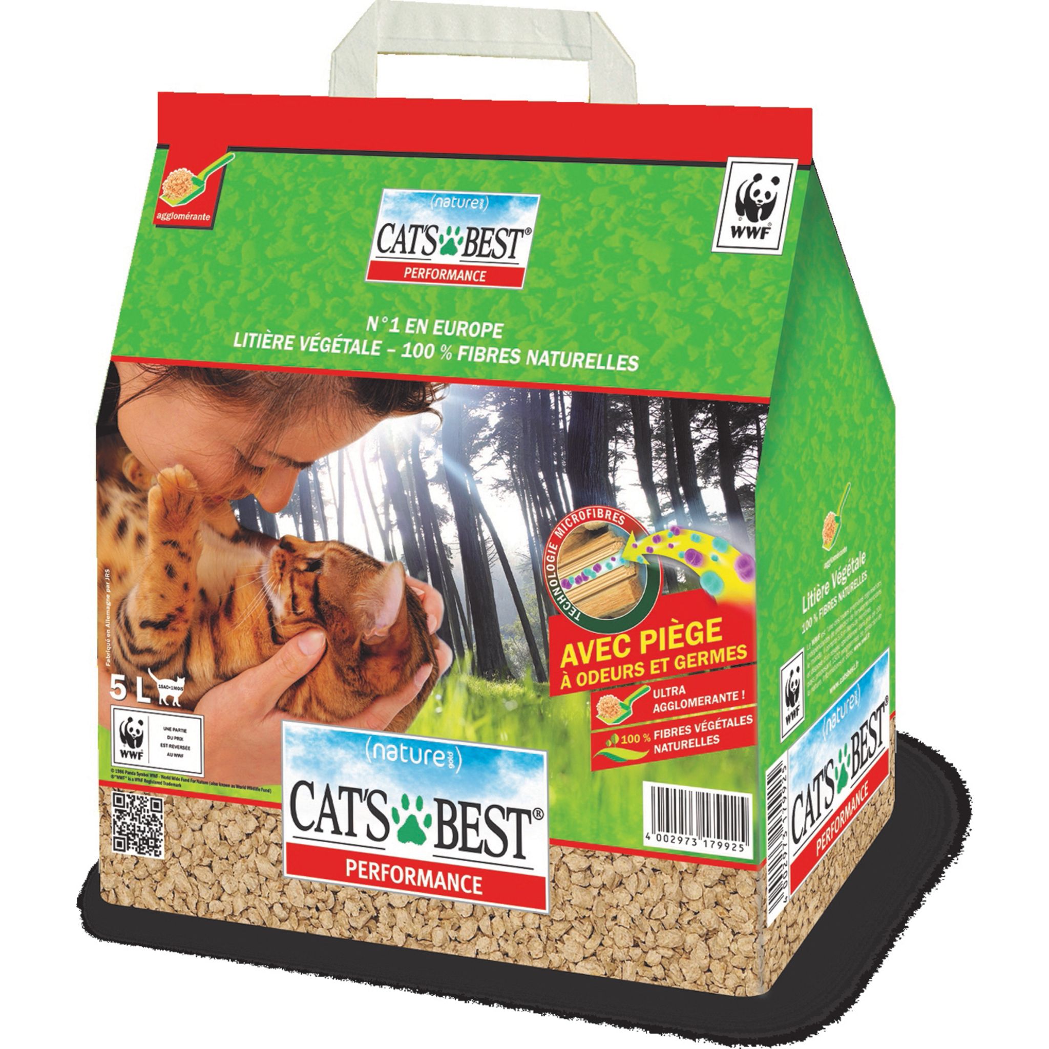 Cat S Best Cat S Best Performance Litiere Vegetale Ultra Agglomerante Pour Chat 2 3kg 2 3kg Pas Cher A Prix Auchan