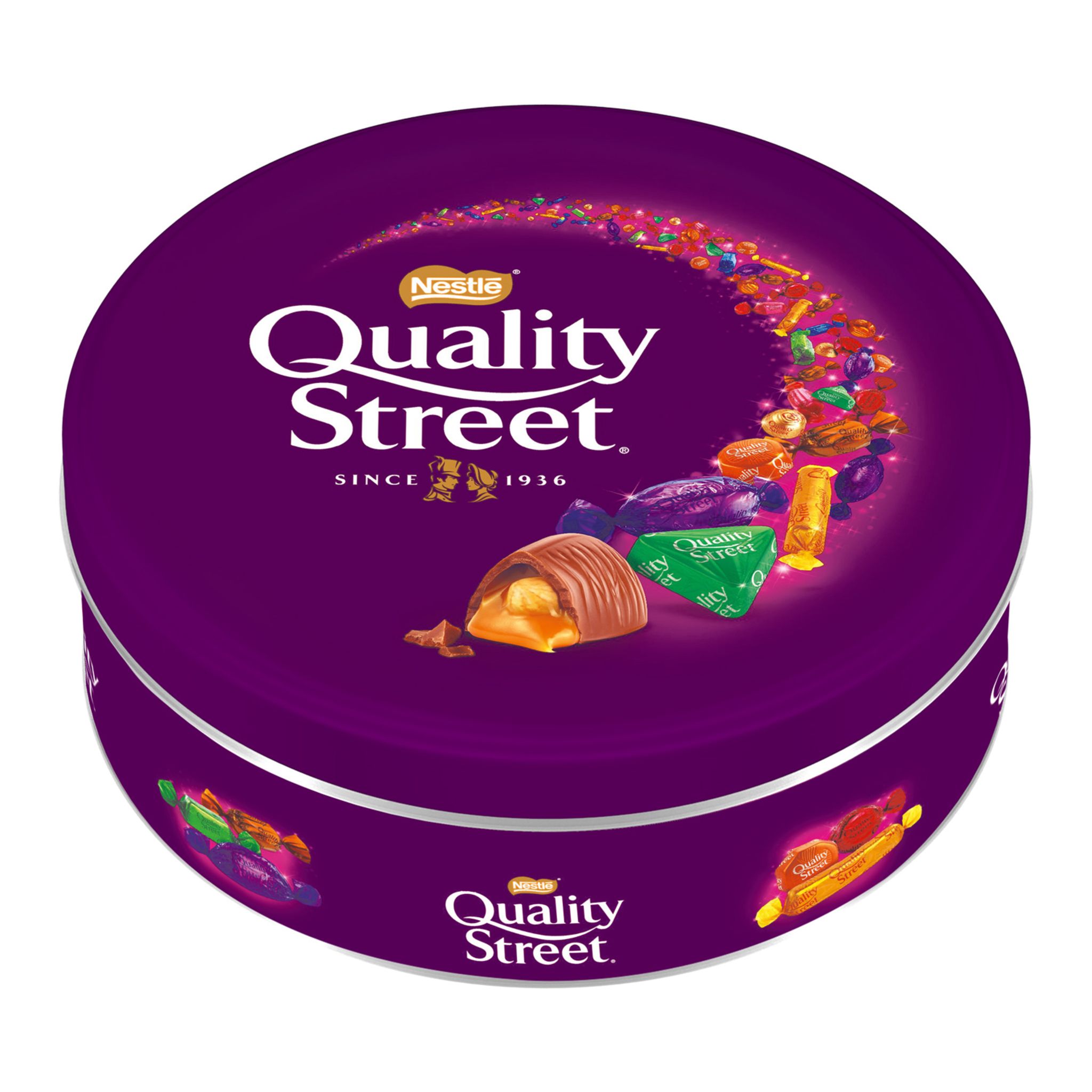 CHOCOLATS ASSORTIMENT QUALITY STREET NESTLÉ - BOÎTE MÉTAL 480 G