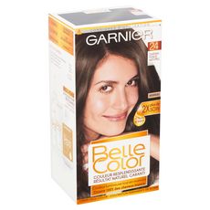 GARNIER Garnier Belle Color coloration permanente 24 châtain foncé naturel 3 produits 1 kit