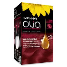 GARNIER Garnier Olia coloration permanente sans ammoniaque 6.66 carvin éclatant 3 produits 1 kit