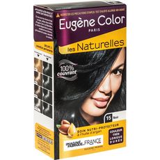 EUGENE COLOR Eugène Color Coloration permanente très longue durée 15 noir intense 3 produits 1 kit