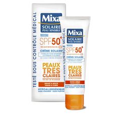 Mixa Mixa Creme Solaire Peaux Tres Claires Ips 50 75ml Pas Cher A Prix Auchan