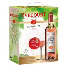 AOP Bordeaux Yvecourt rosé 3L 3L