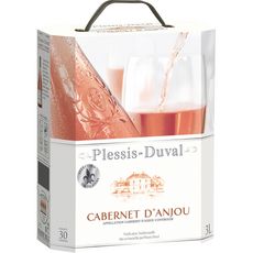AOP Cabernet-d'Anjou Plessis-Duval Vinification traditionnelle rosé Bib 3L