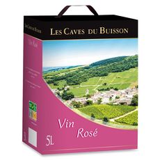 LES CAVES DU BUISSON Vin de la Communauté Européenne Les Caves du Buisson rosé cubi Grand Format 5L