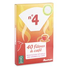 AUCHAN Auchan Filtre à café x40 40 filtres x40