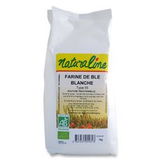 NATURALINE Farine de blé blanche type 55 bio 1kg
