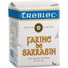 TREBLEC Farine de sarrasin 100% blé noir 1kg