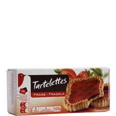 Auchan Auchan Tartelette Carree Fraise X8 127g Pas Cher A Prix Auchan