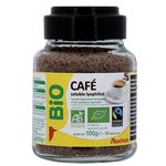 Auchan bio café soluble lyophilisé 100g