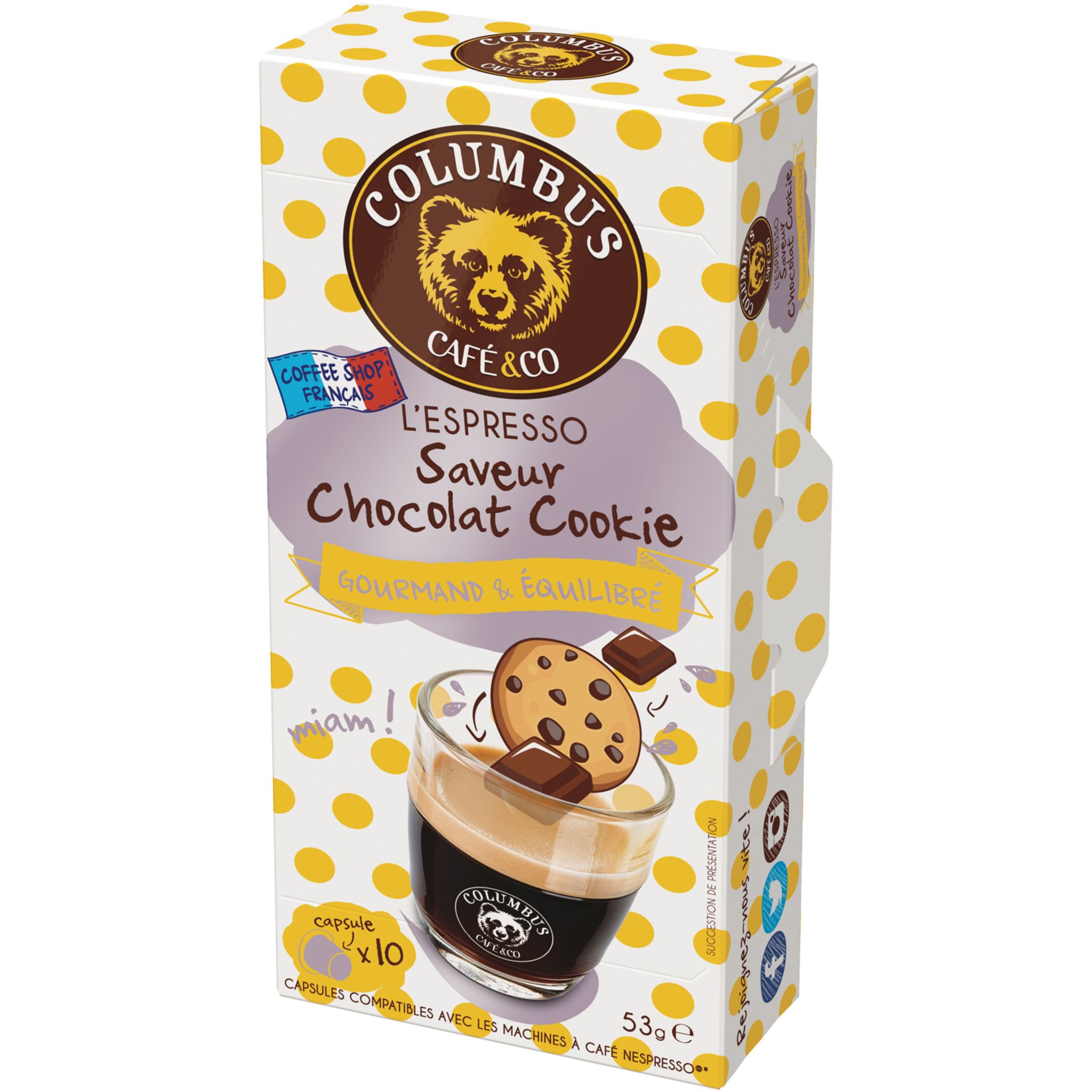 AUCHAN Auchan chocolat capsule x10 -148g pas cher 