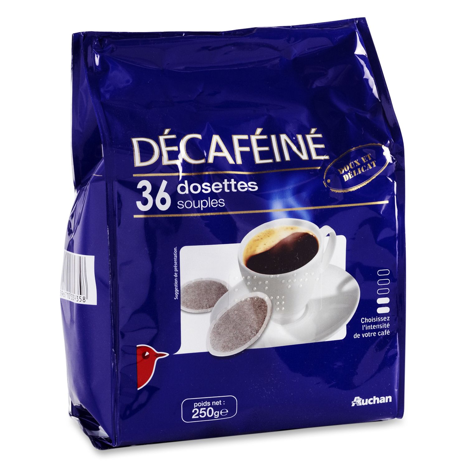 Café Décaféiné - Dosettes Souples