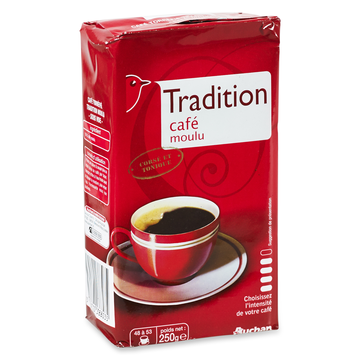 Café moulu tradition corsé - belle france - 250 g