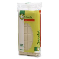 AUCHAN ESSENTIEL Tablette de chocolat blanc 4 pièces 4x100g