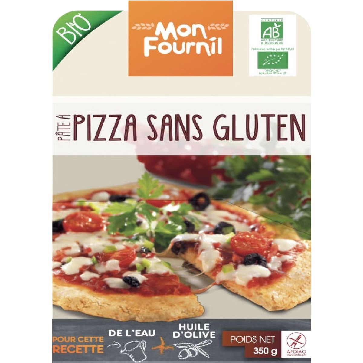 Acheter Ma vie sans gluten mélange de farine pour pâte à pizza (350g)