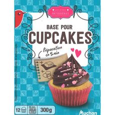 AUCHAN Auchan préparation pour cupcake 300g