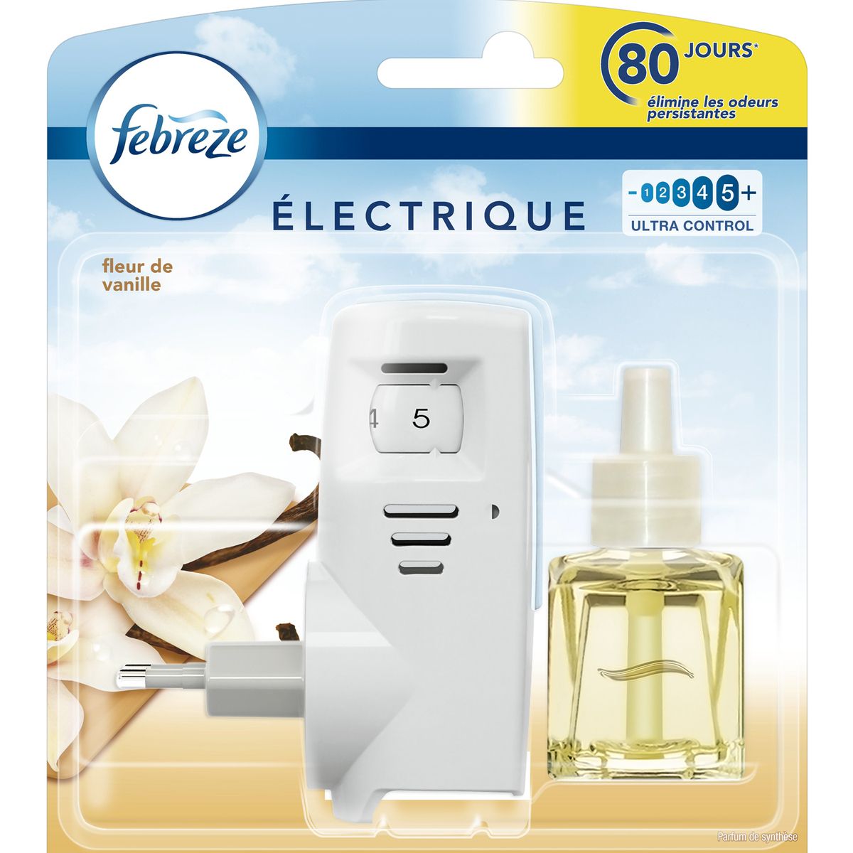 FEBREZE Désodorisant électrique fleur de vanille 100ml pas cher