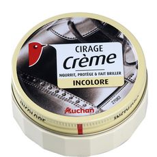 AUCHAN Cirage crème incolore 75ml