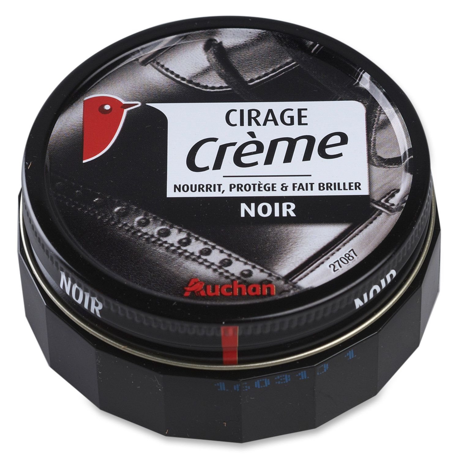 AUCHAN Cirage liquide noir 75ml pas cher 