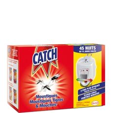 CATCH Catch Diffuseur électrique anti-moustiques moustiques-tigres & mouches x1 efficace 45 nuits 1 diffuseur