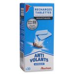Auchan recharge plaquettes anti-moustiques x30